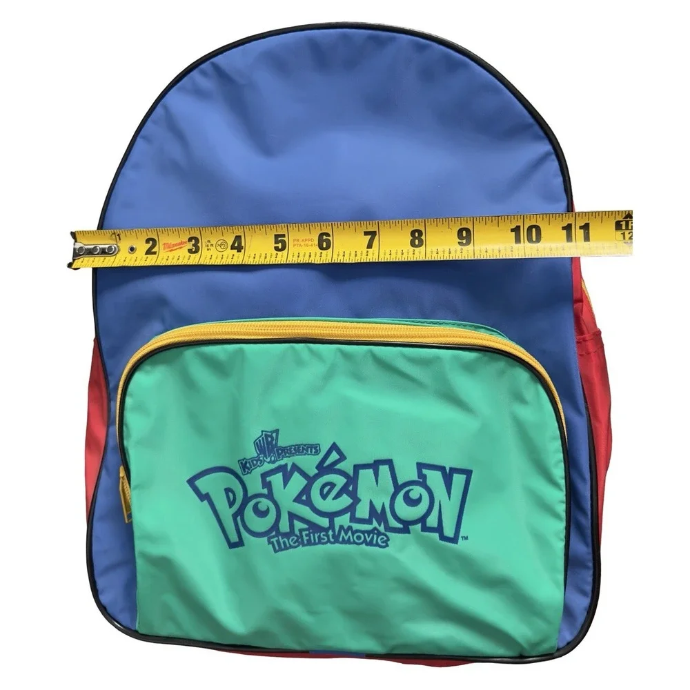 Rare 1999 Nintendo WB‎ Pokemon The First Movie Promo Youth Backpack Collectible